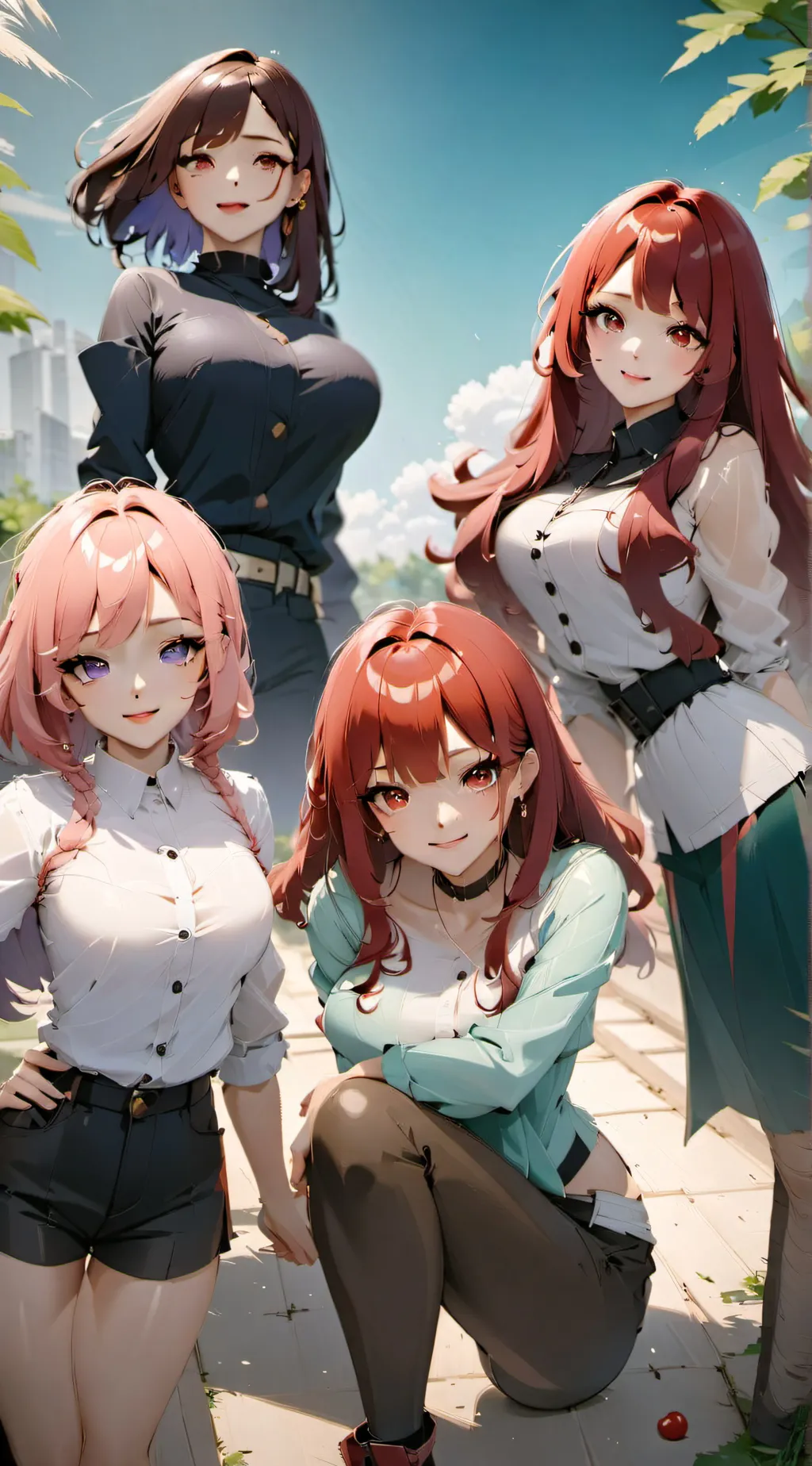 ai character: Original sel background