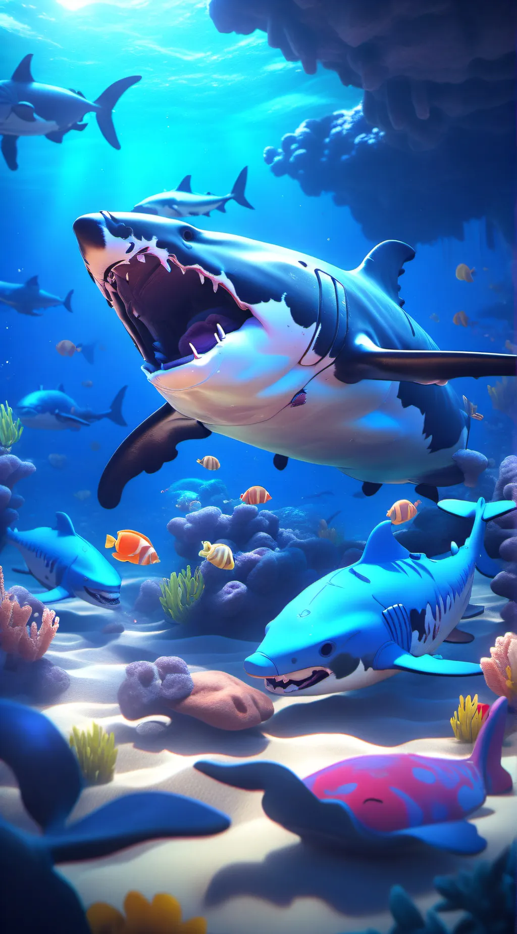 ai character: the shoked person  background