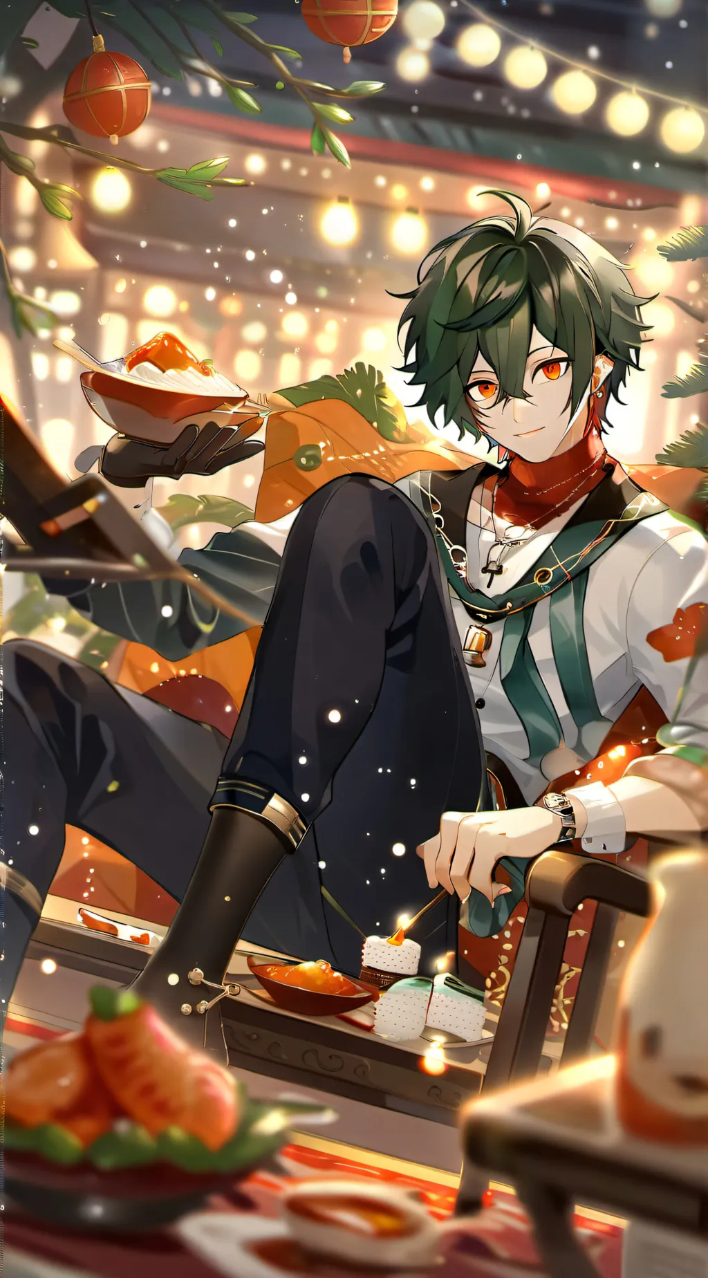 ai character: Deku background