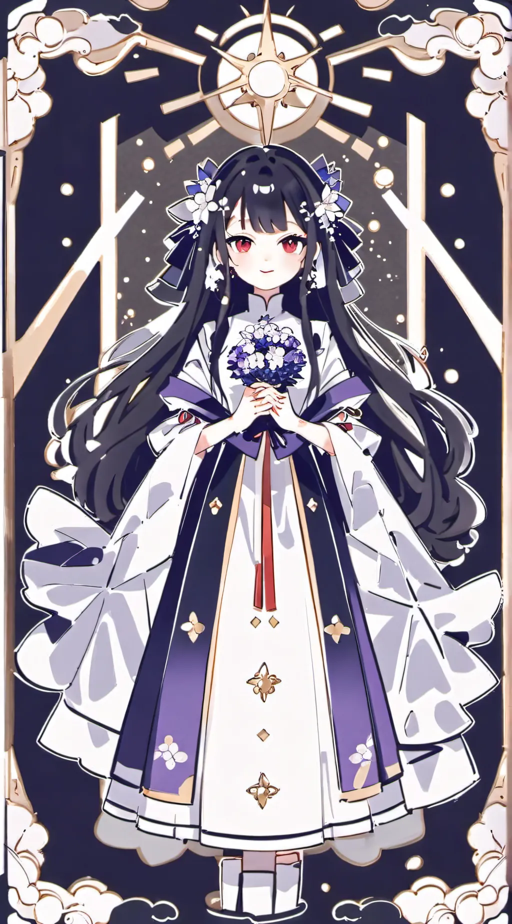 ai character: 珂夏 background