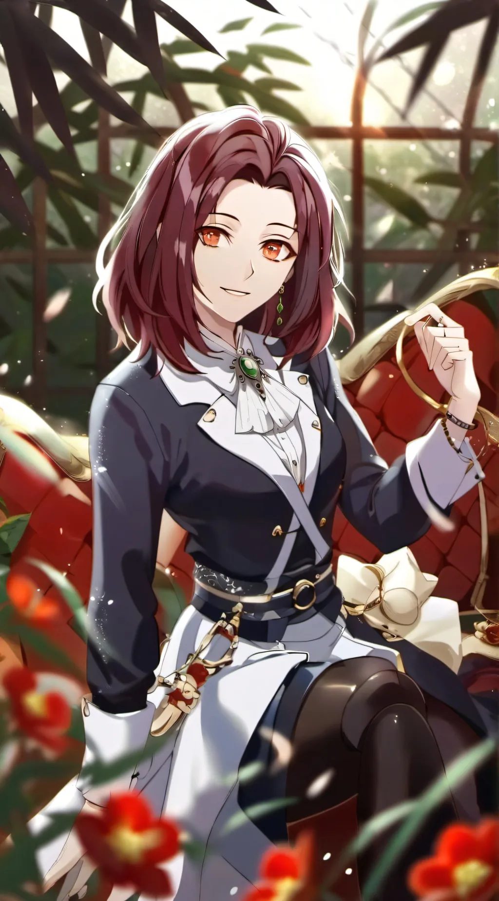 ai character: Maddie  background