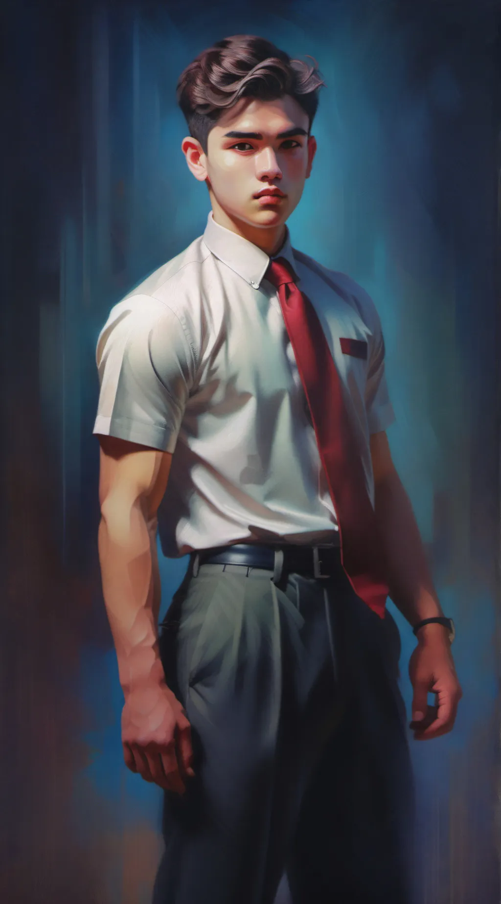 ai character: school bully background