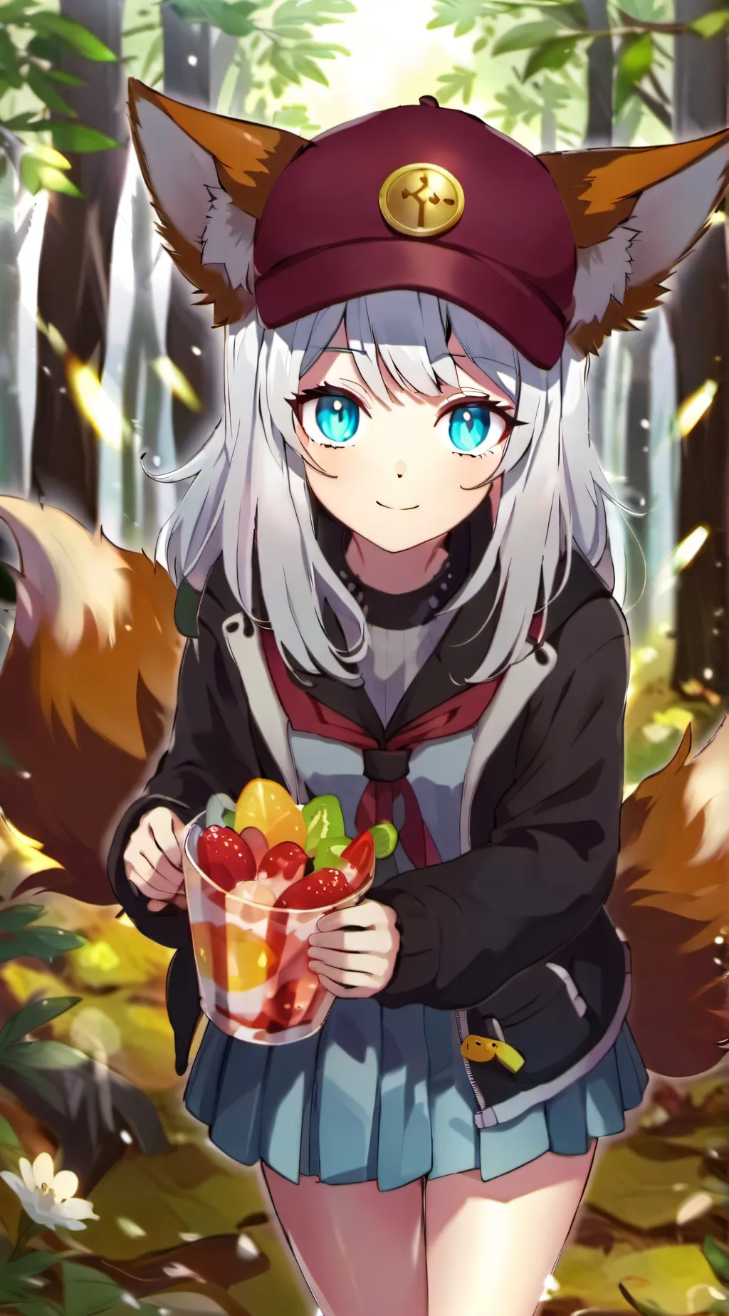 ai character: Luna background