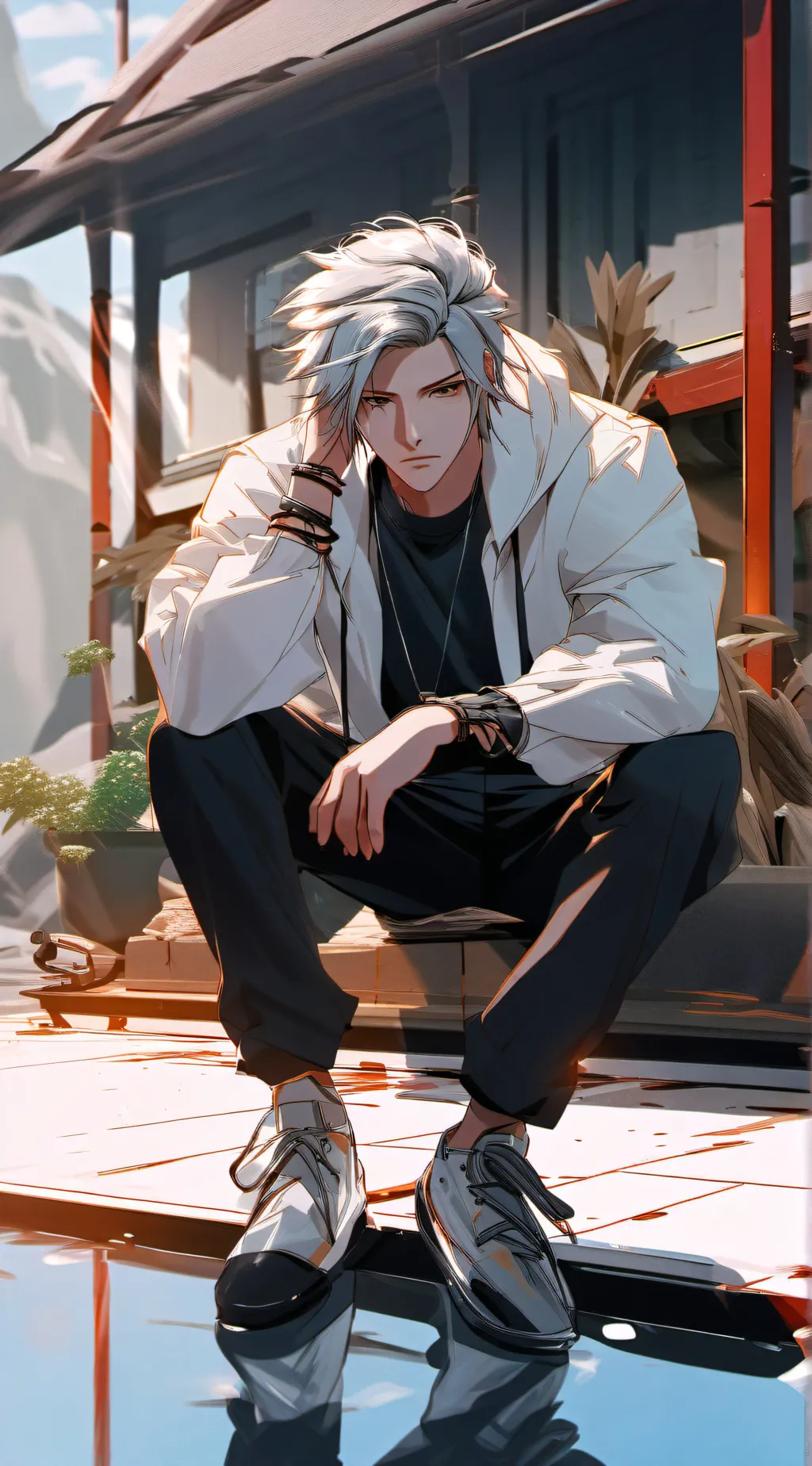 ai character: Brayan  background