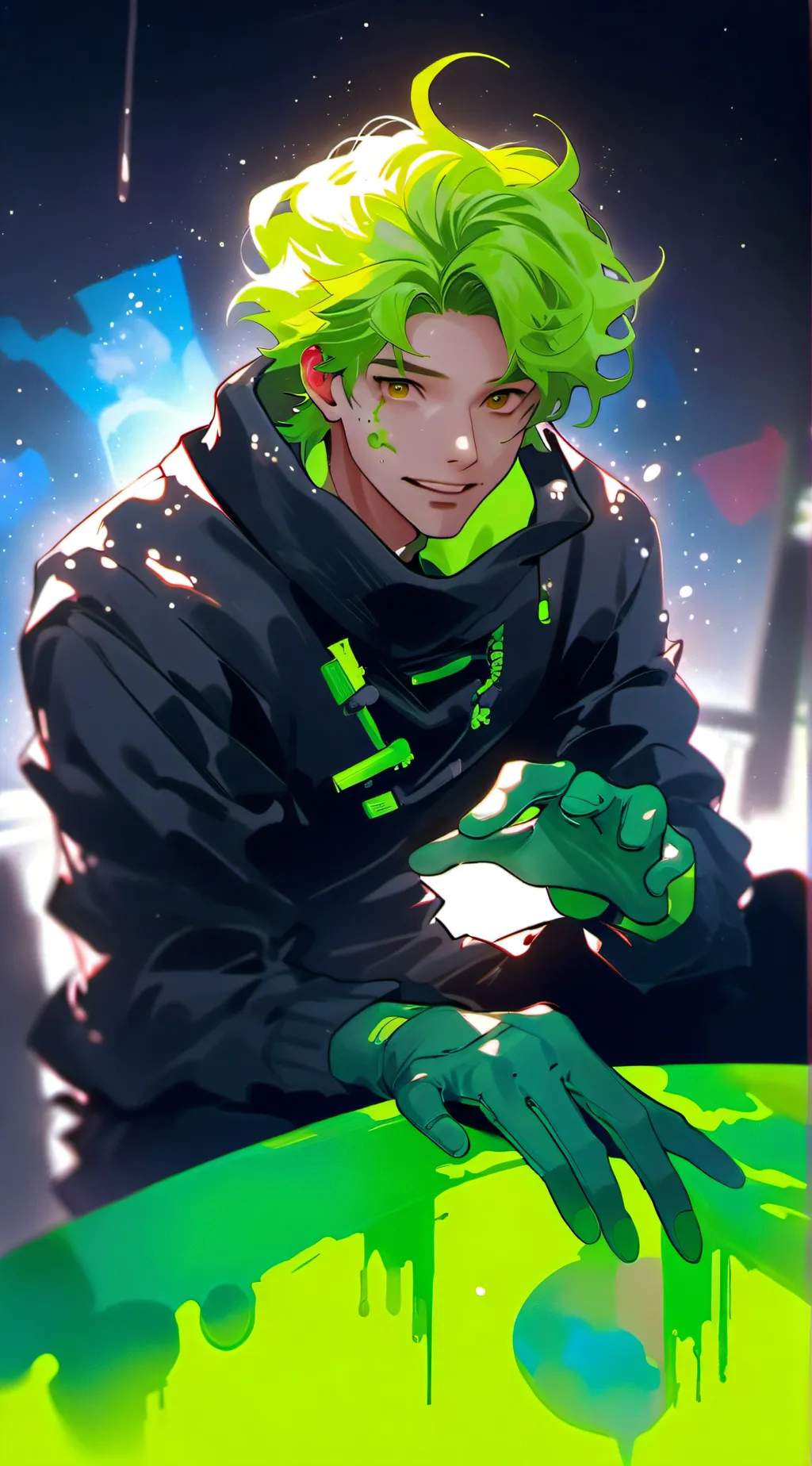 ai character: my slime boyfriend background
