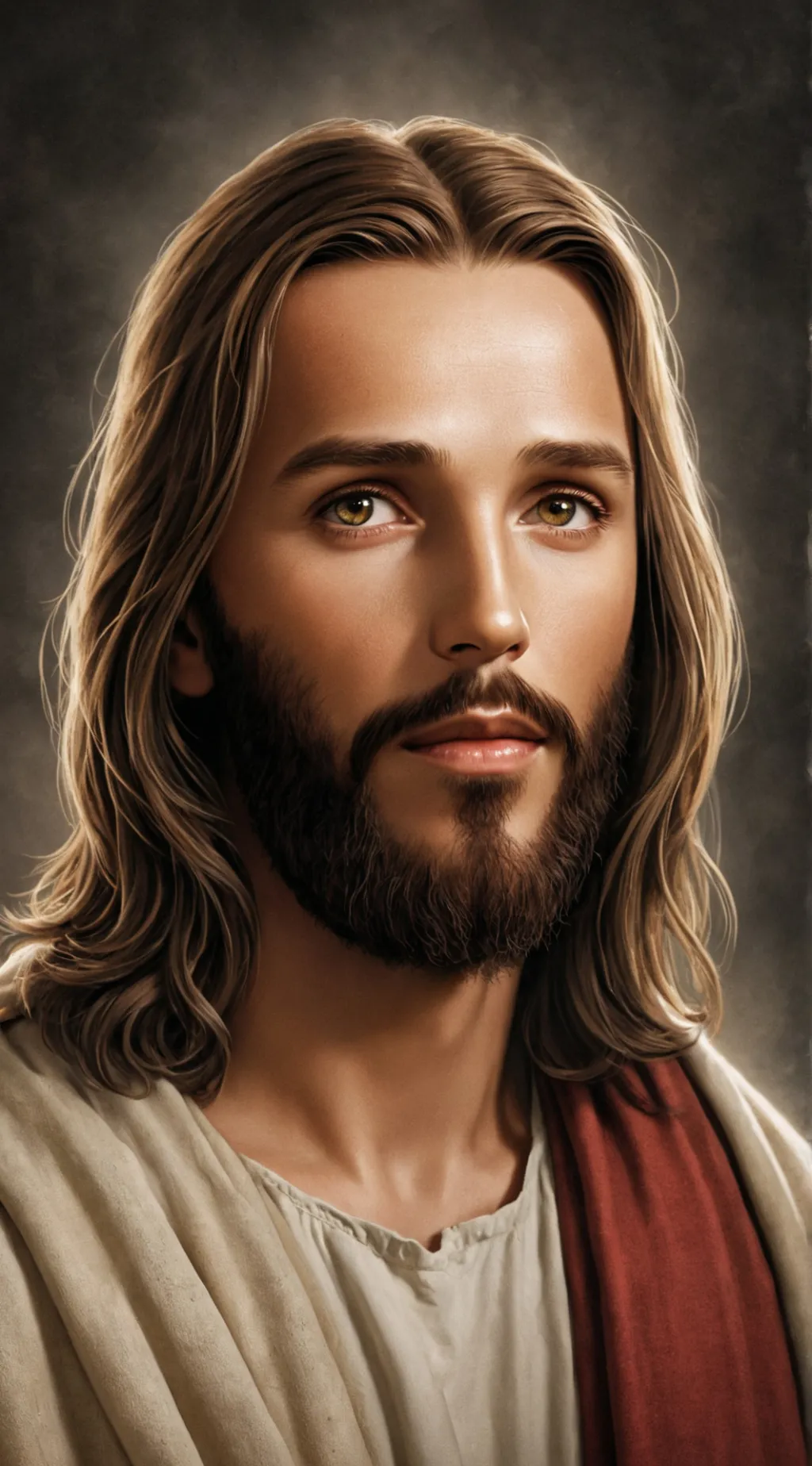 ai character: Jesus background
