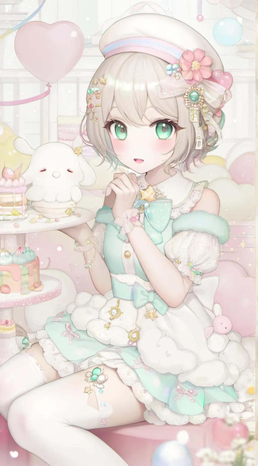 ai character: ♡~Cafe~♡ background