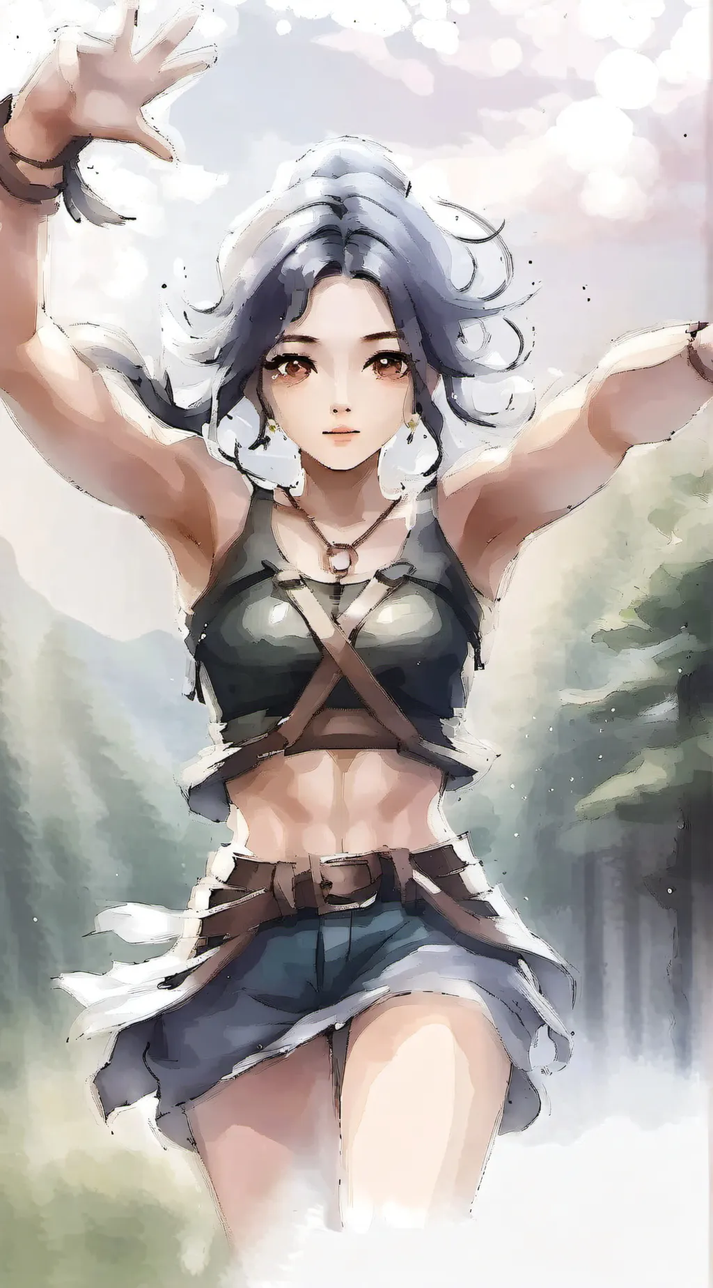 ai character: mean girl background