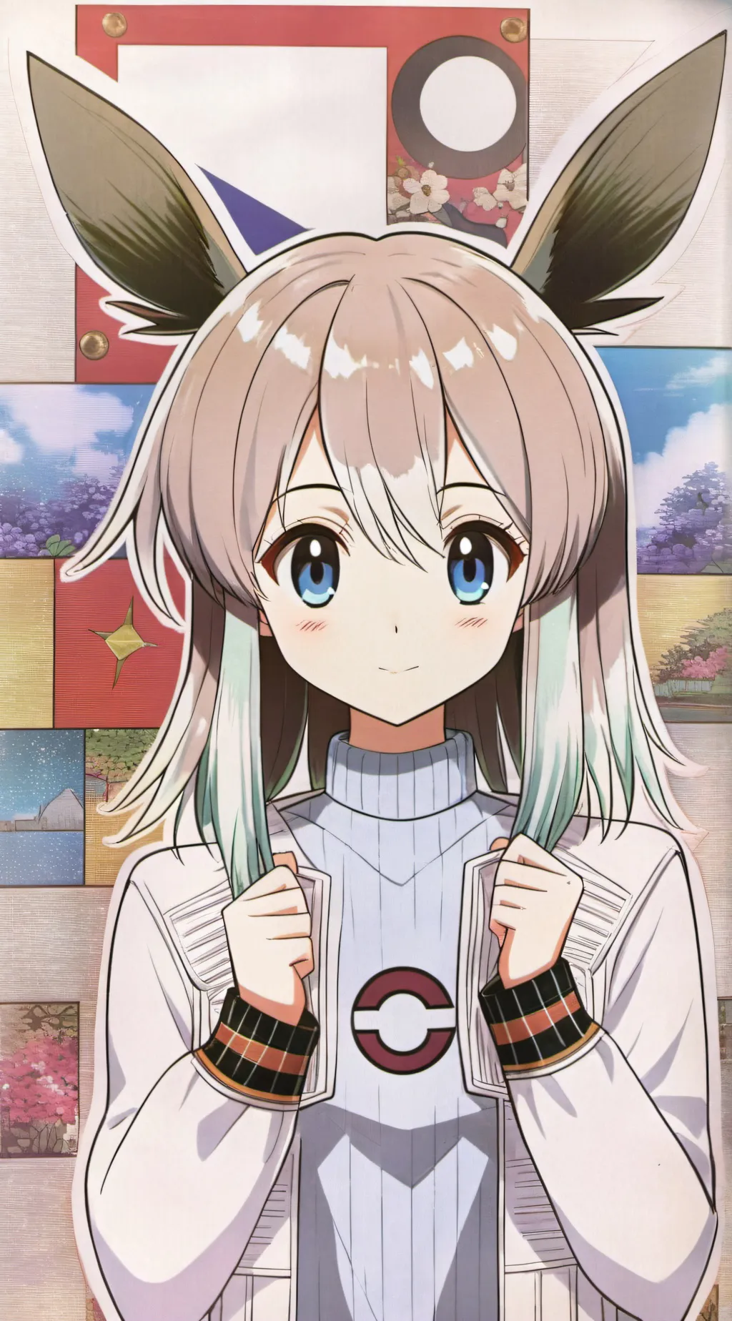 ai character: eevee background