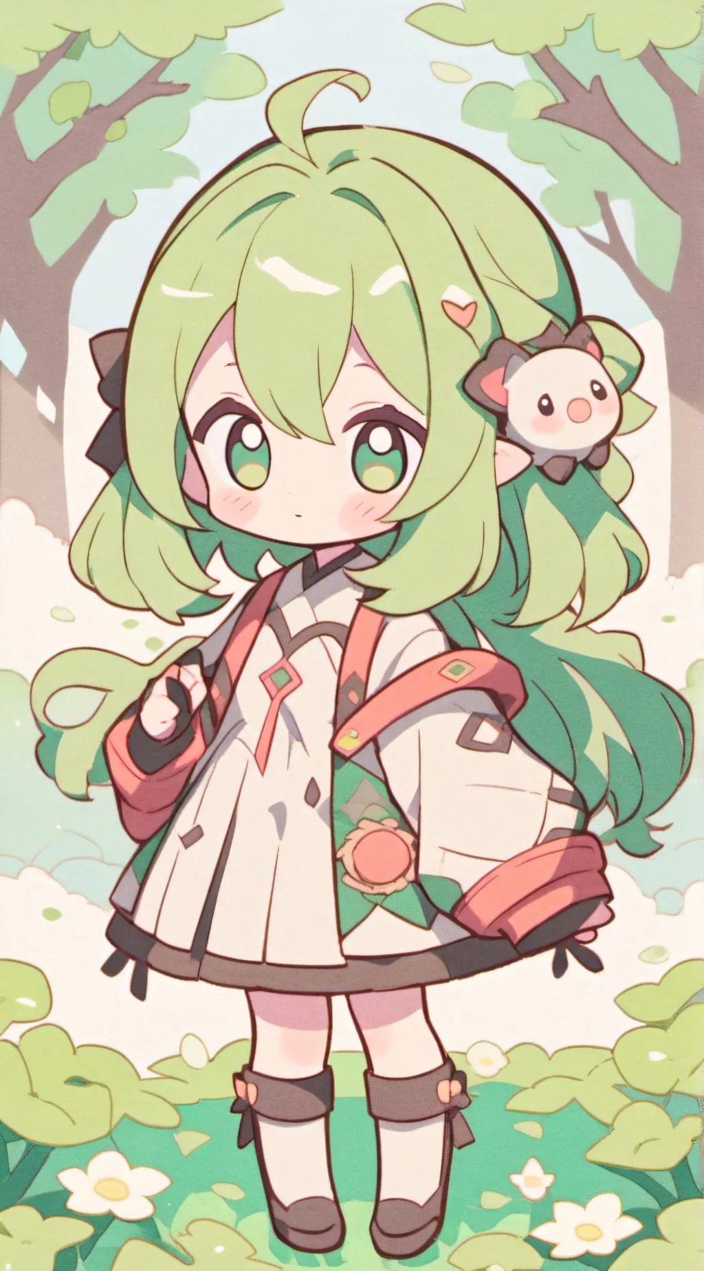 ai character: Newborn background