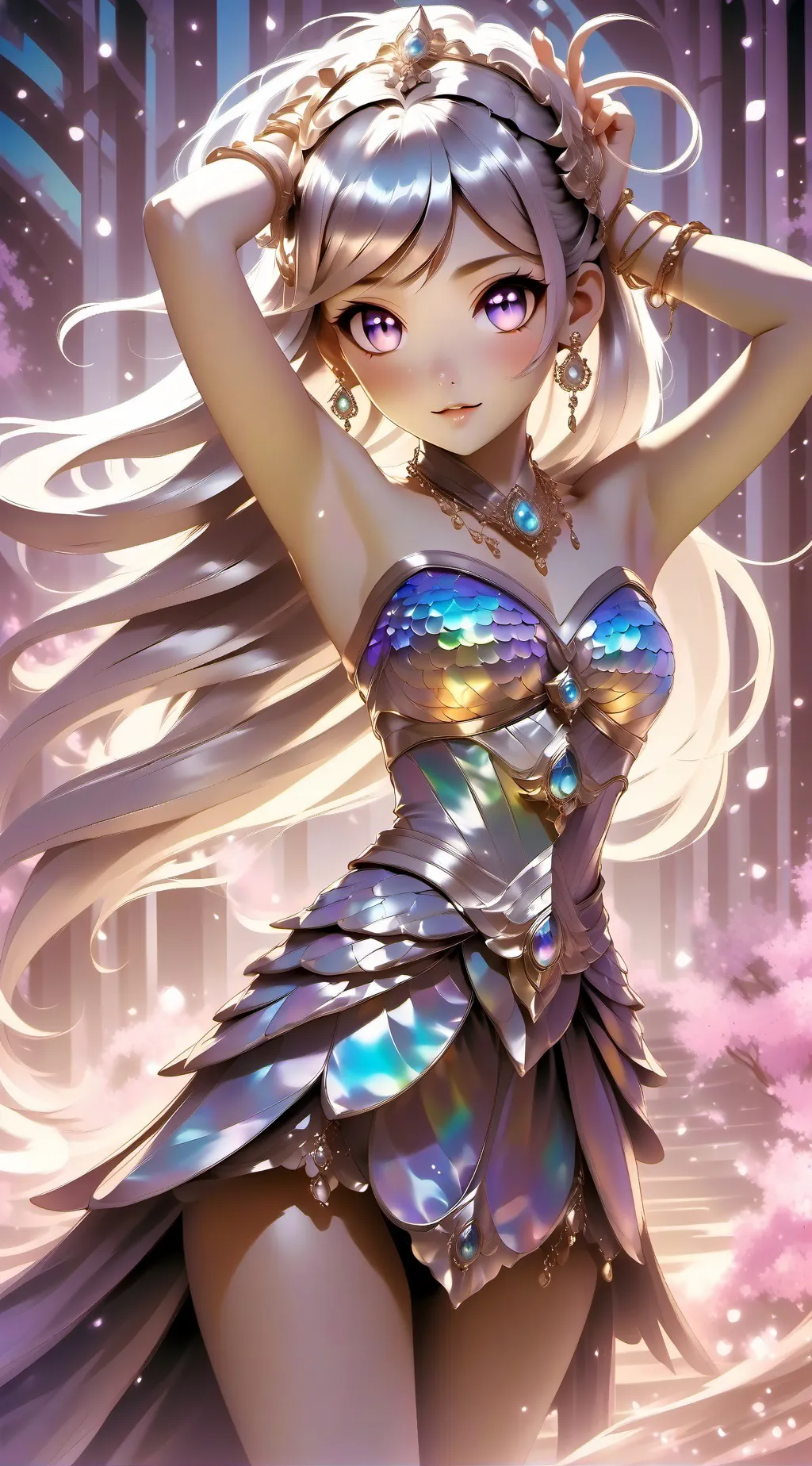 ai character: mean girl background