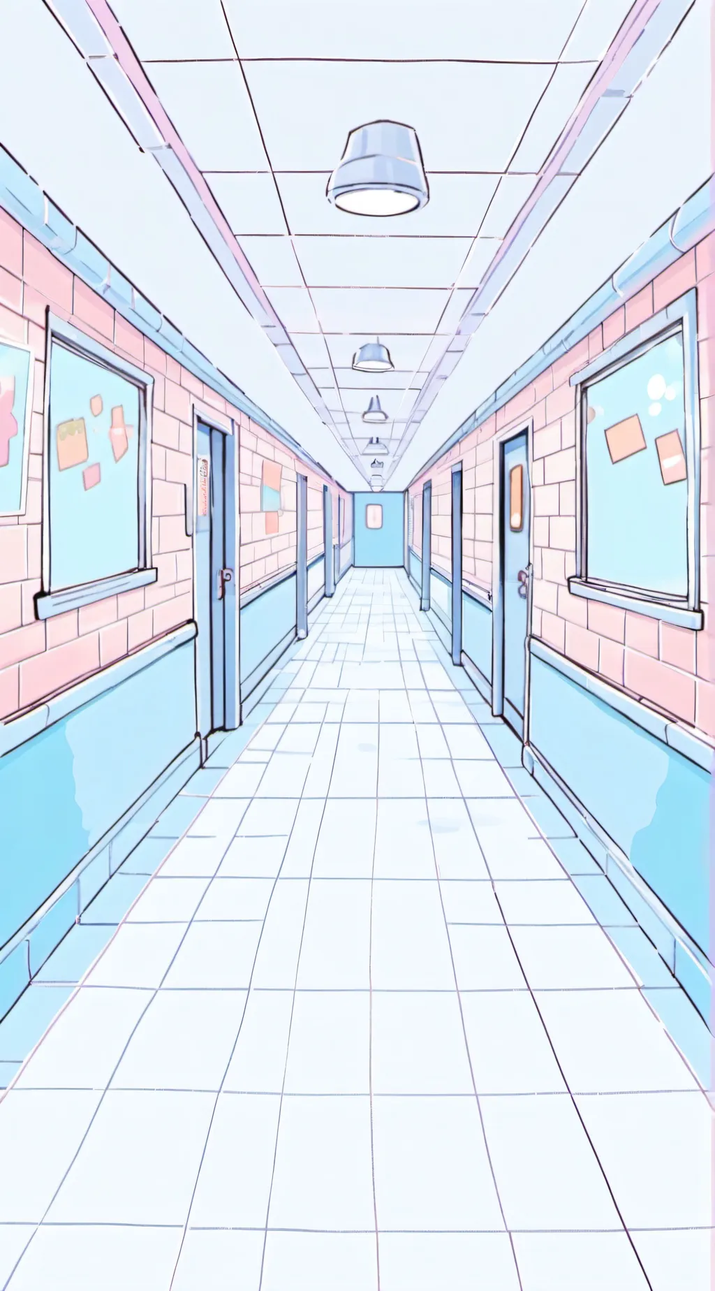 ai character: The School background