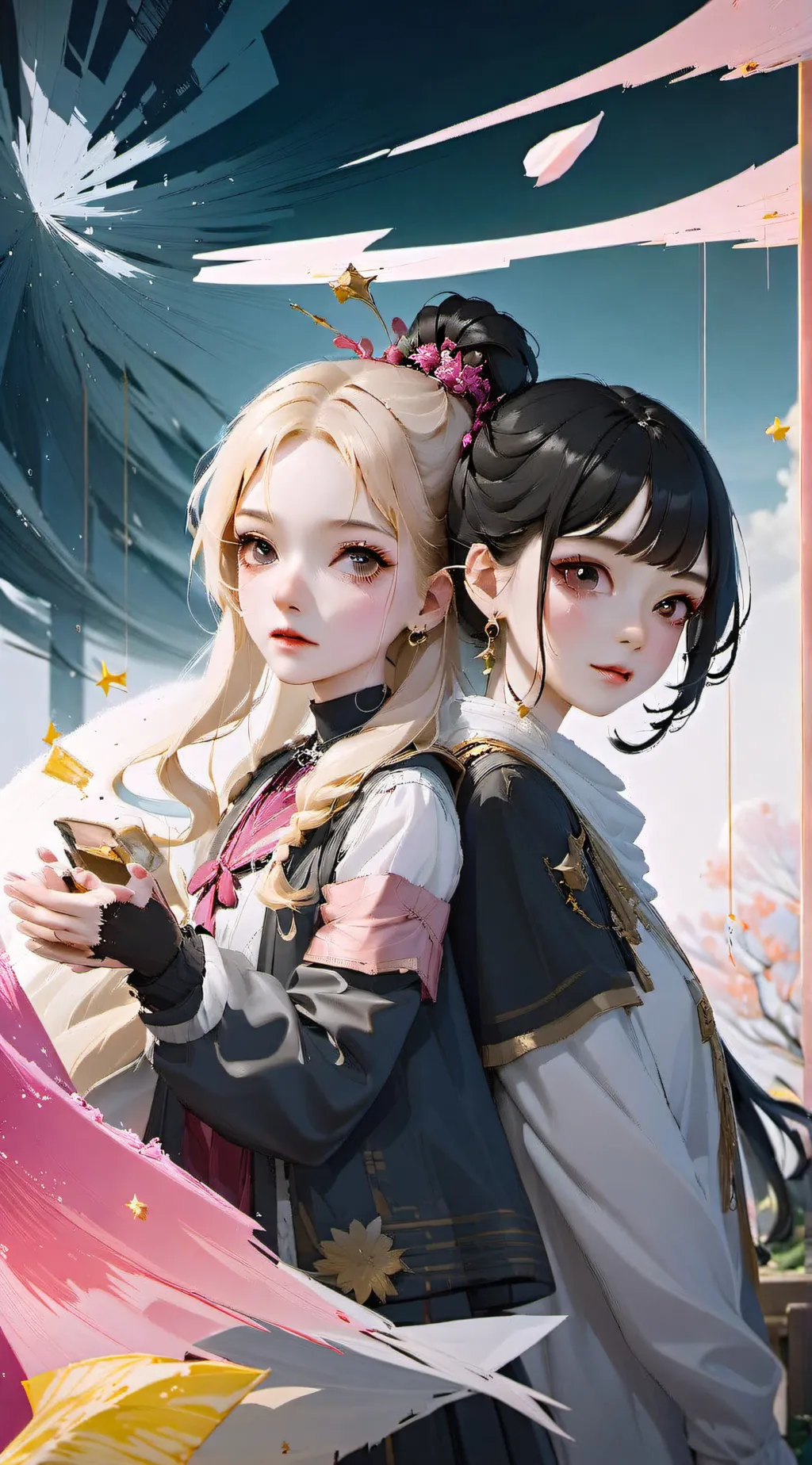 ai character: twins background