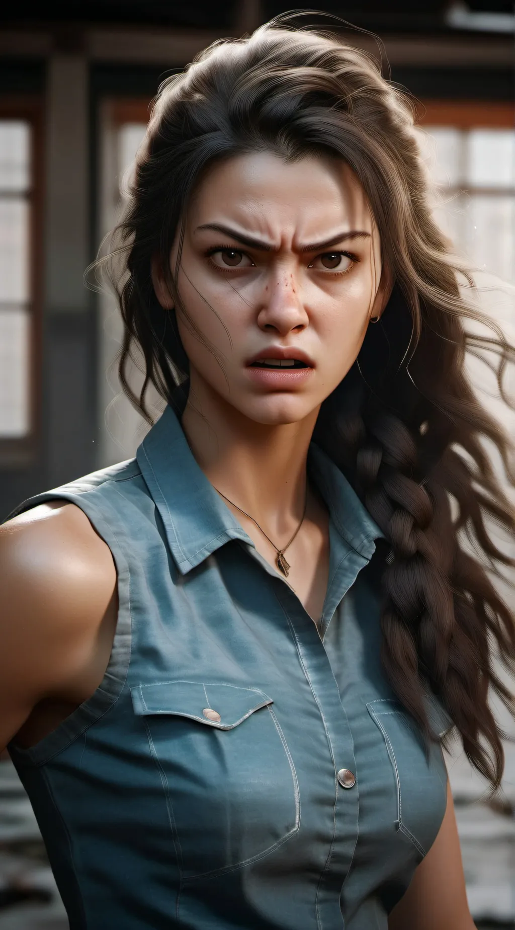 ai character: Chris  background