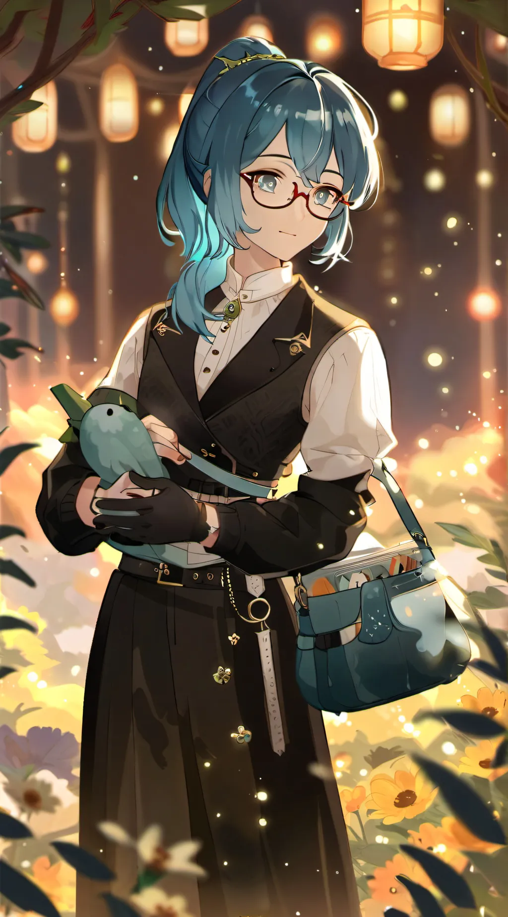 ai character: Kal's sleepover!! background