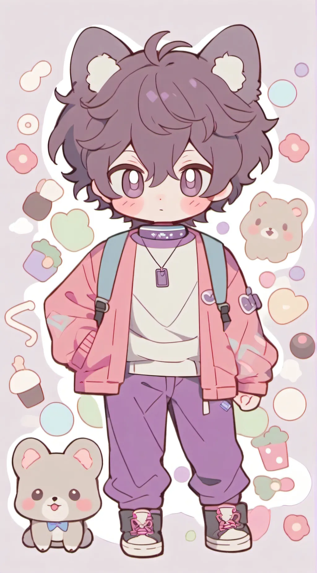 ai character: Poff background