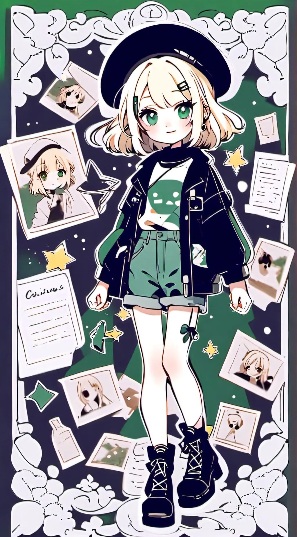 ai character: ᑭᗴᑎᗴᒪOᑭᗴ background