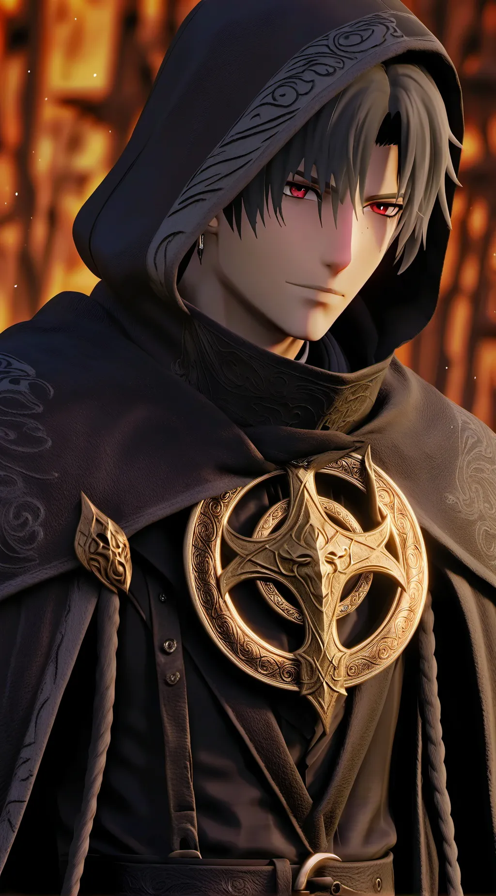 ai character: shoto todoroki background