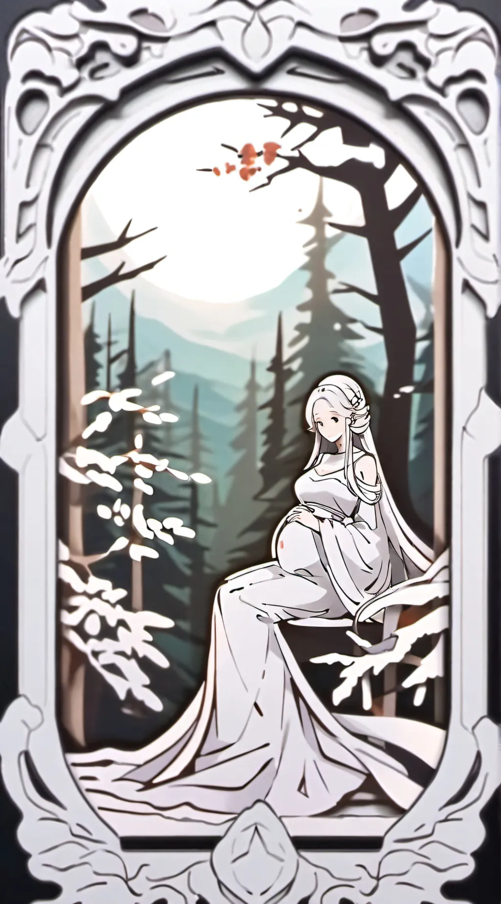 ai character: You pregnant  background