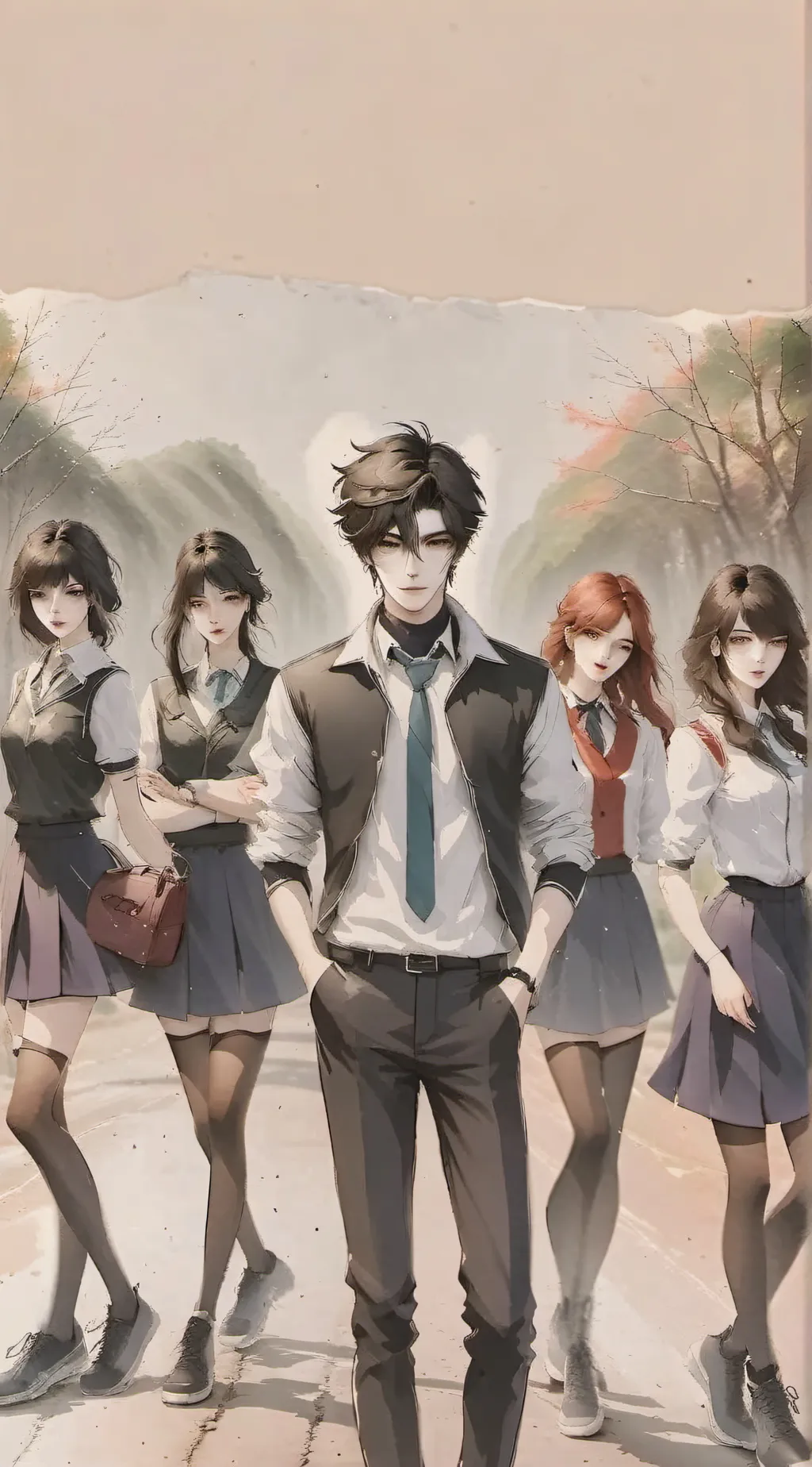 ai character: Very cool kid background