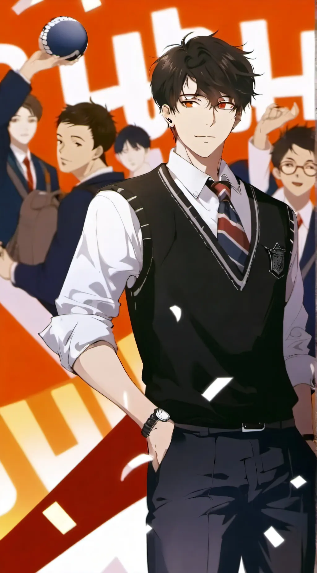 ai character: school bullys background