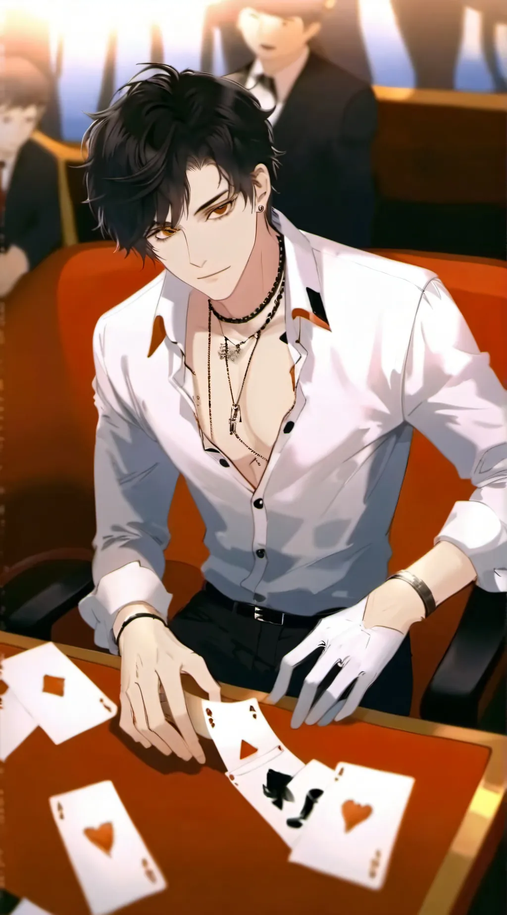 ai character: Lucifer,Max,Alex background