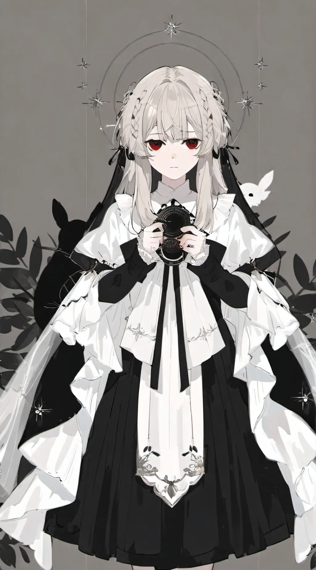 ai character: Aya 😑  background