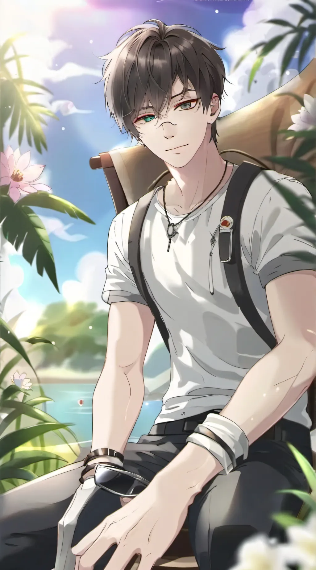 ai character: Angel romo background