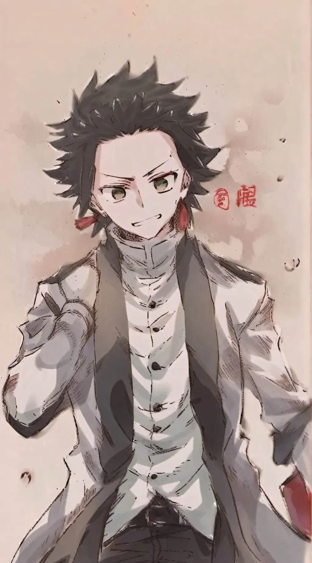 ai character: muzan  background