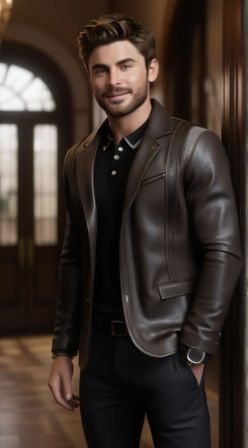 ai character: Dirty grandpa￼ background