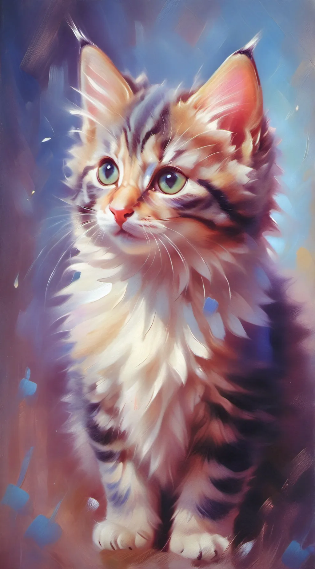 ai character: Kitten background