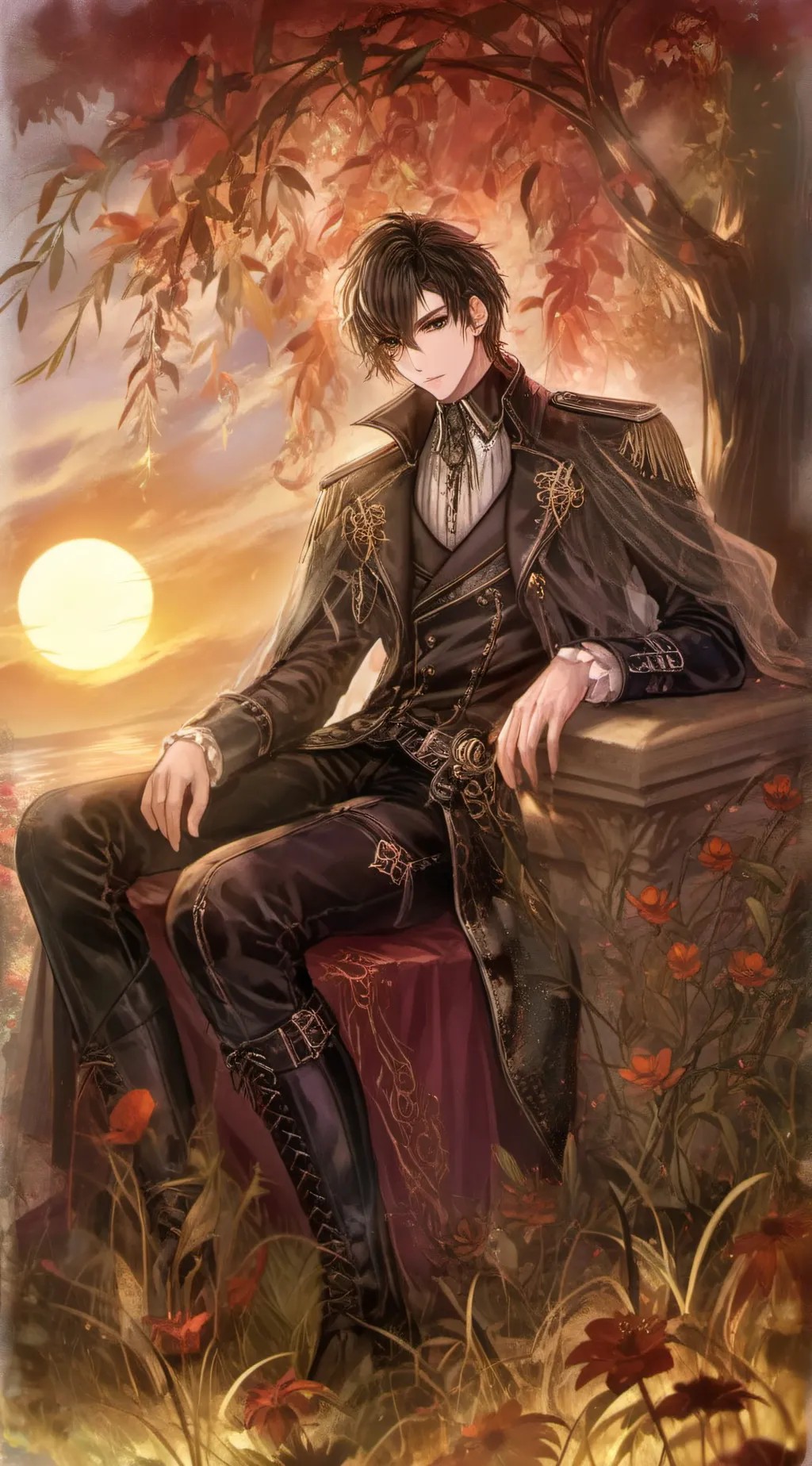 ai character: Mario  background