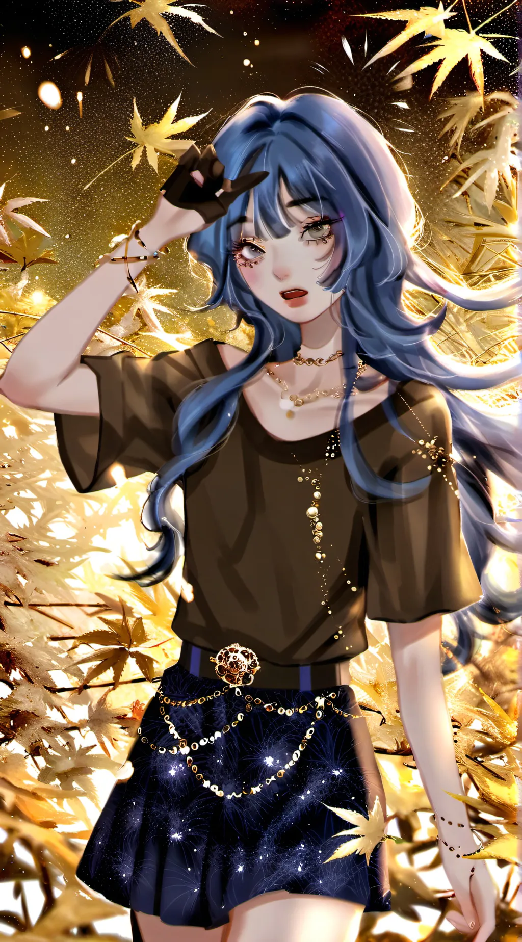 ai character: Luna background