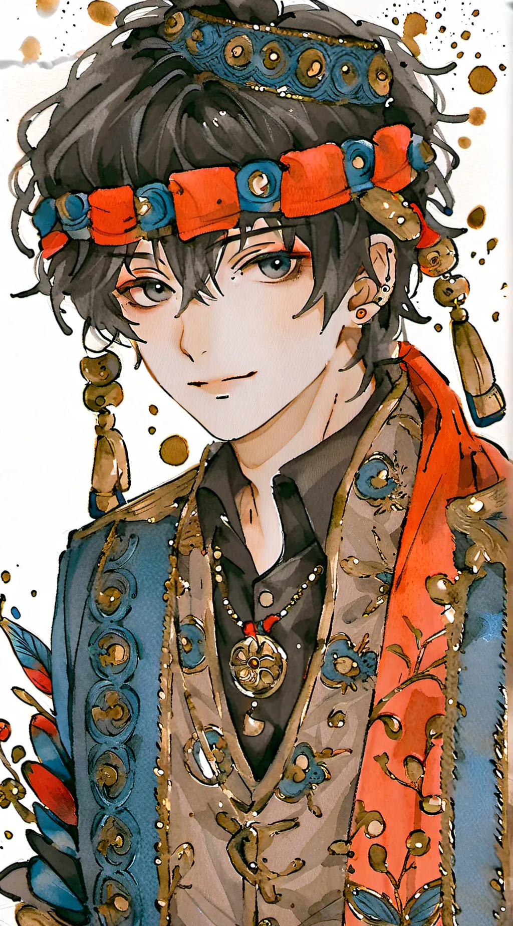 ai character: Ein x Pierce background