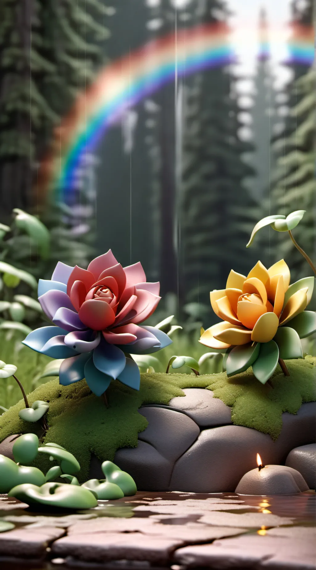 ai character: Dandy's world  background