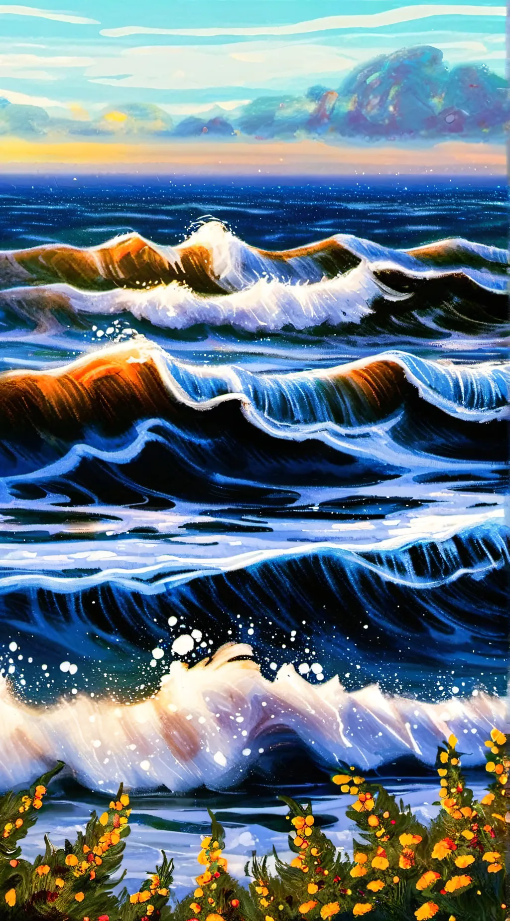 ai character: OBX background