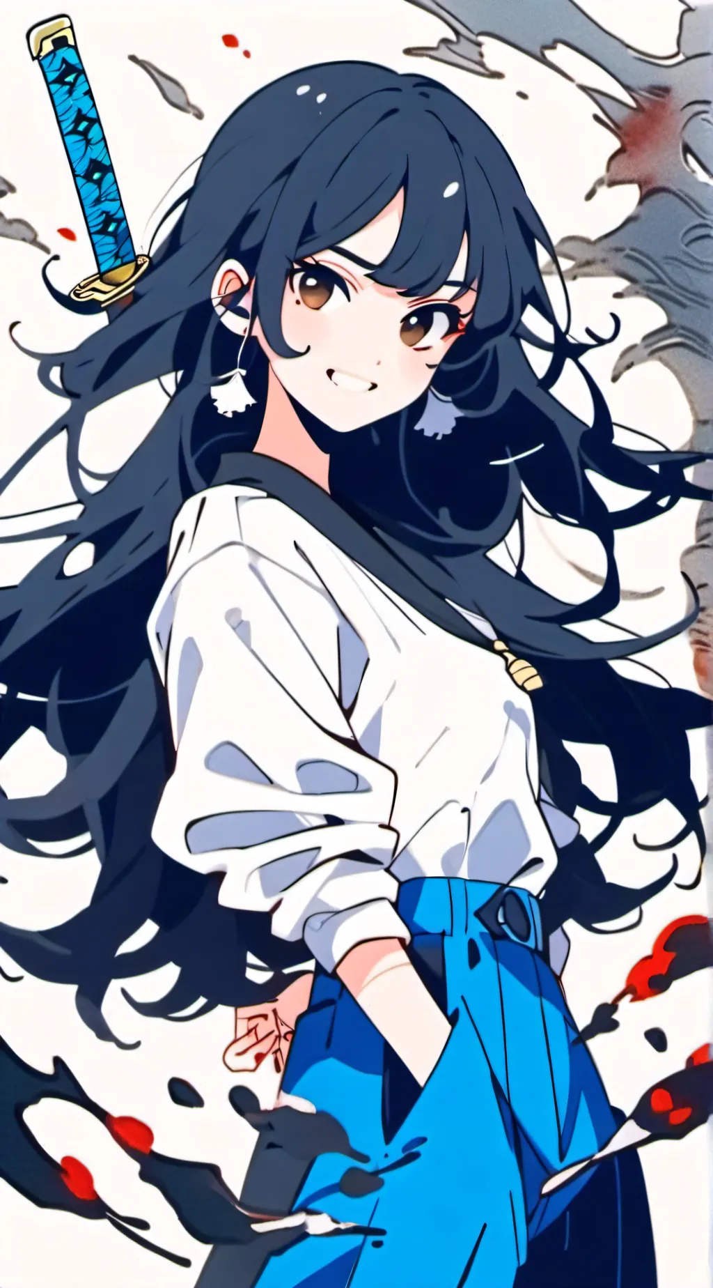 ai character: kny killer background