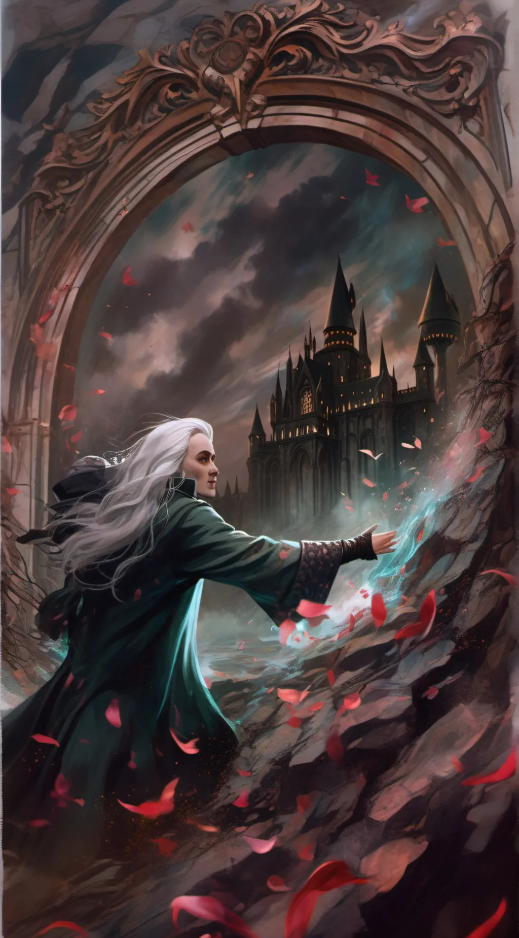 ai character: Deathly hallows 2 background