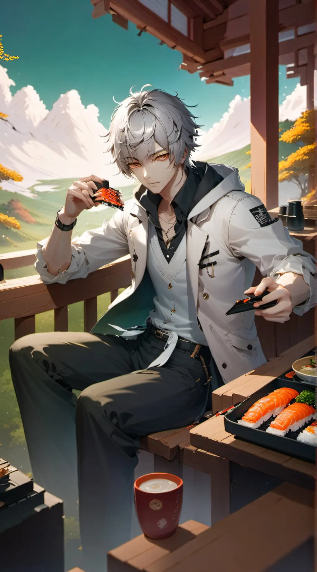 ai character: Hairo background