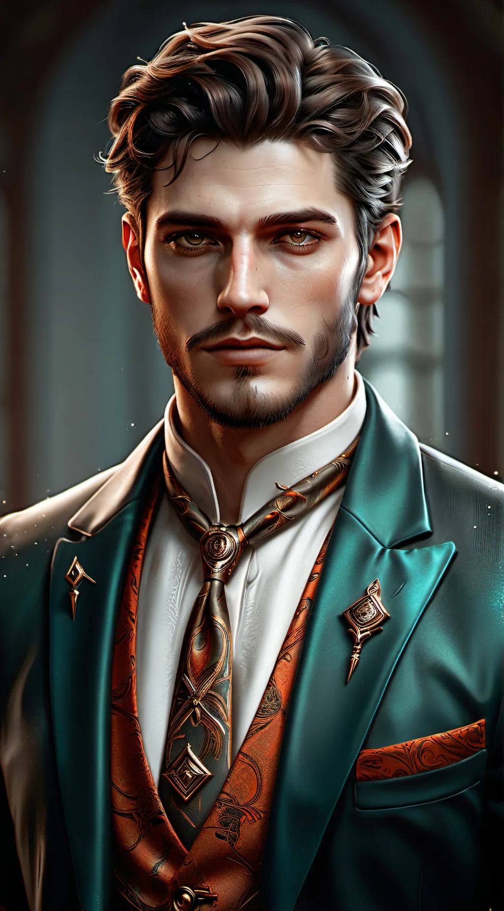 ai character: Calder  background