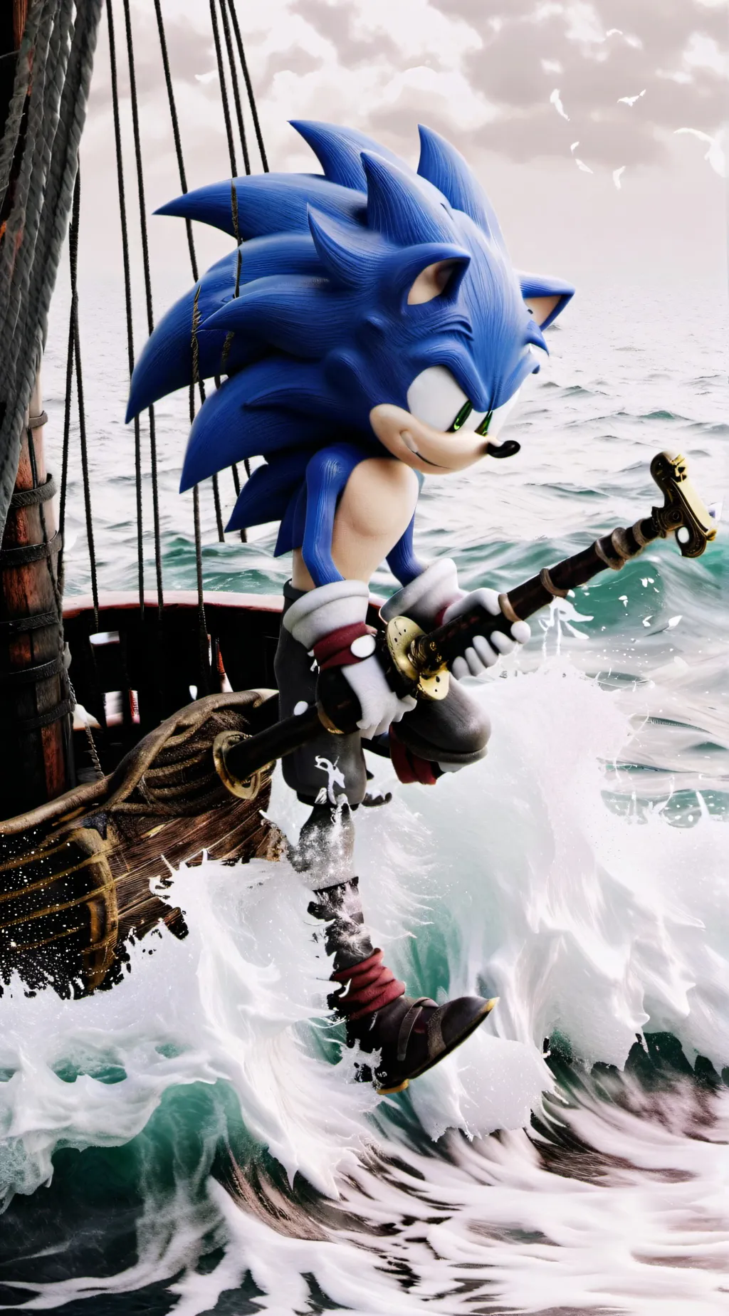 ai character: Sonic crew background