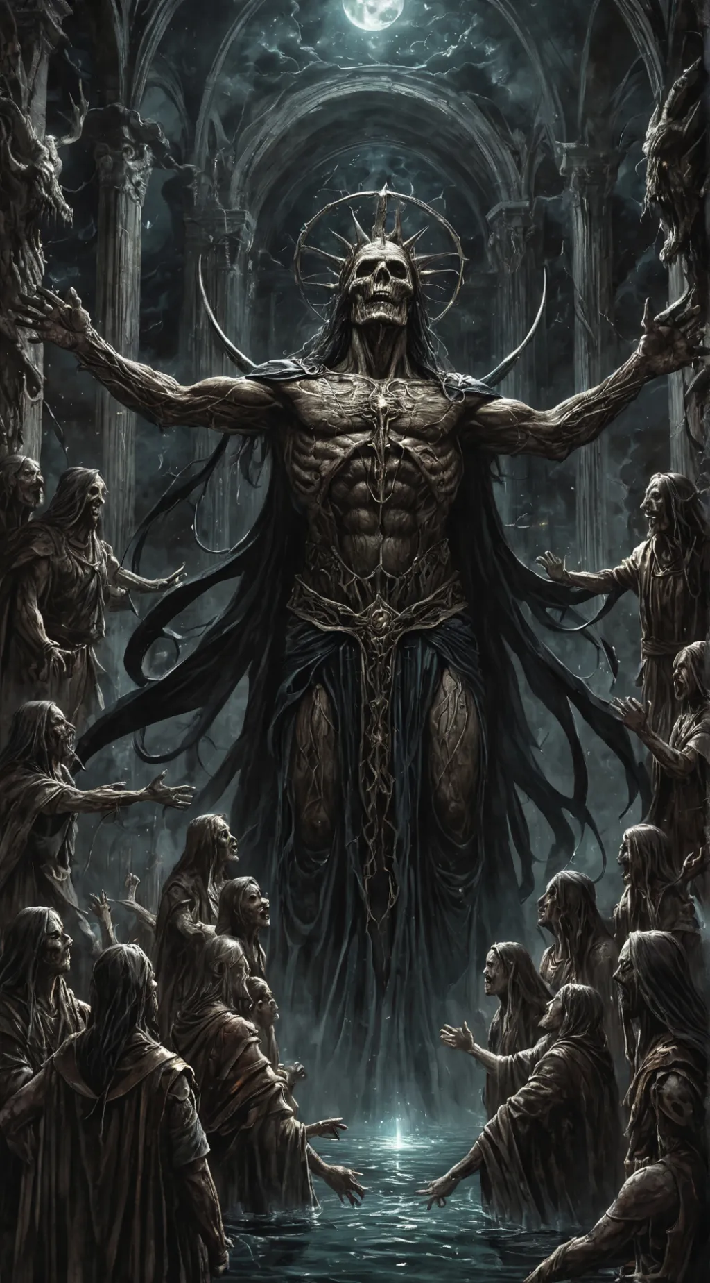 ai character: Antichrist  background