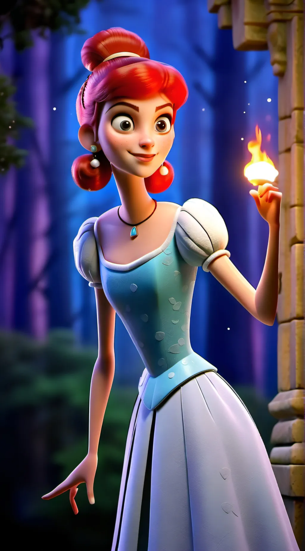 ai character: clohe background