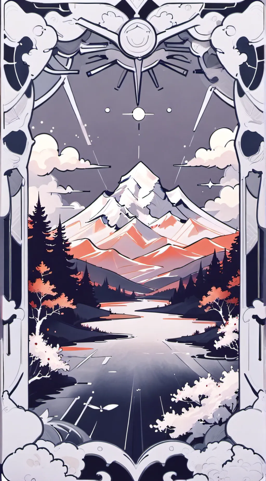 ai character: sad song background