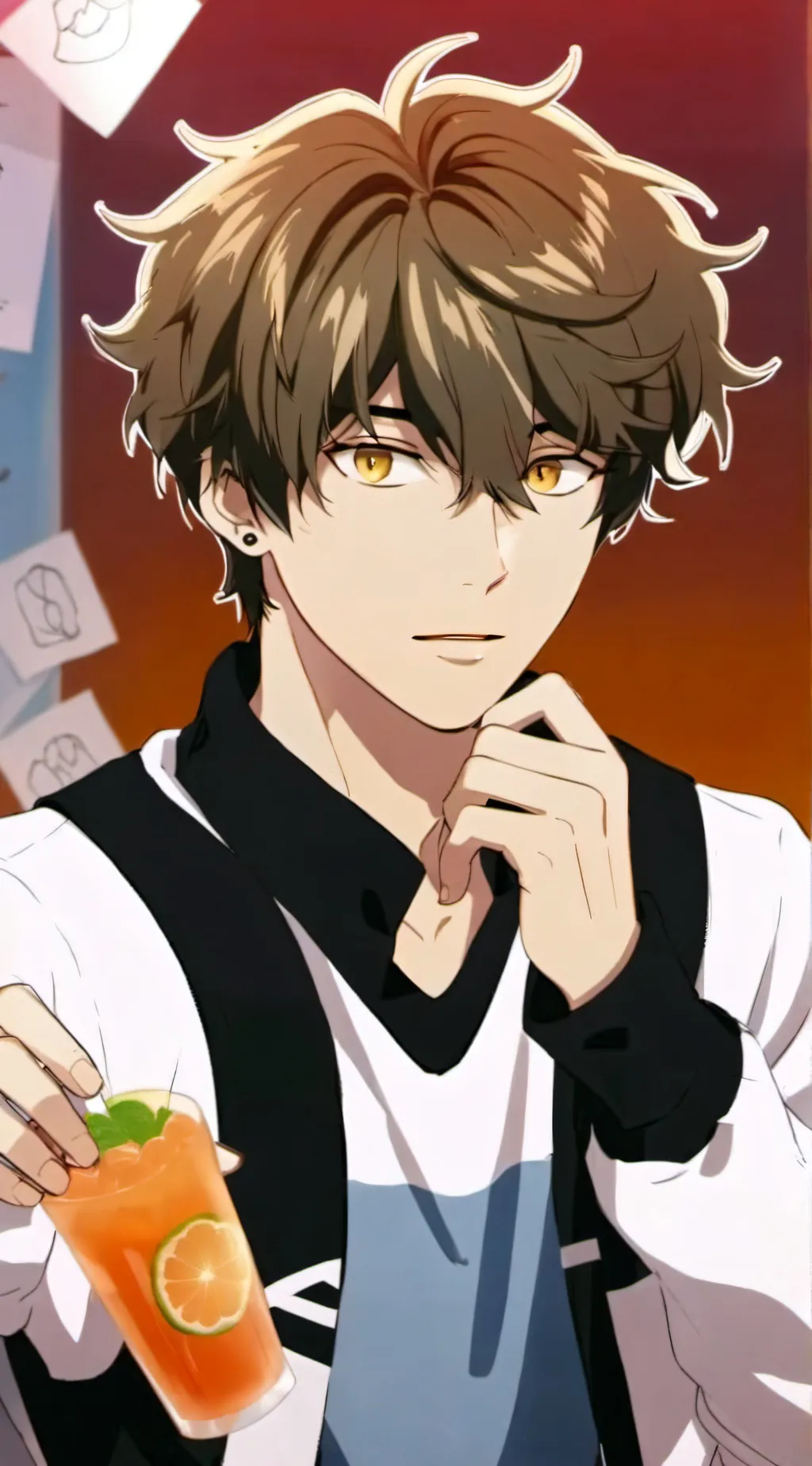 ai character: juice wrld background