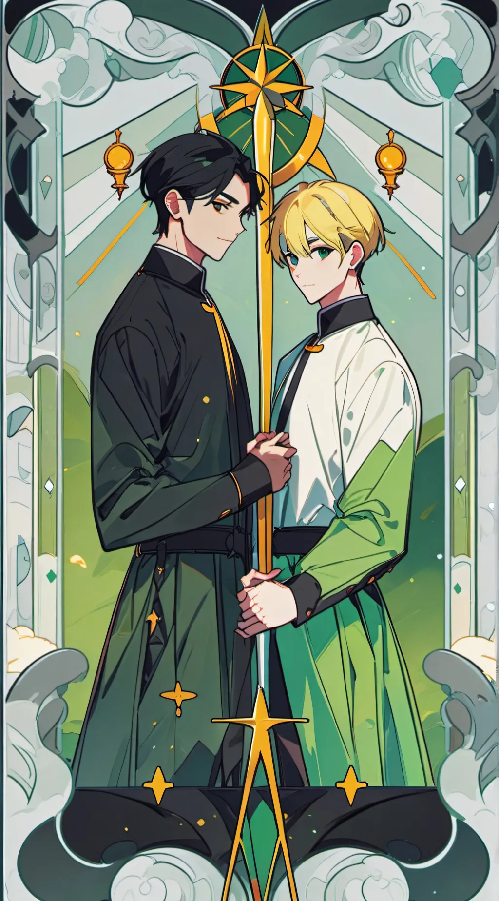 ai character: Kelvin & Melvin background