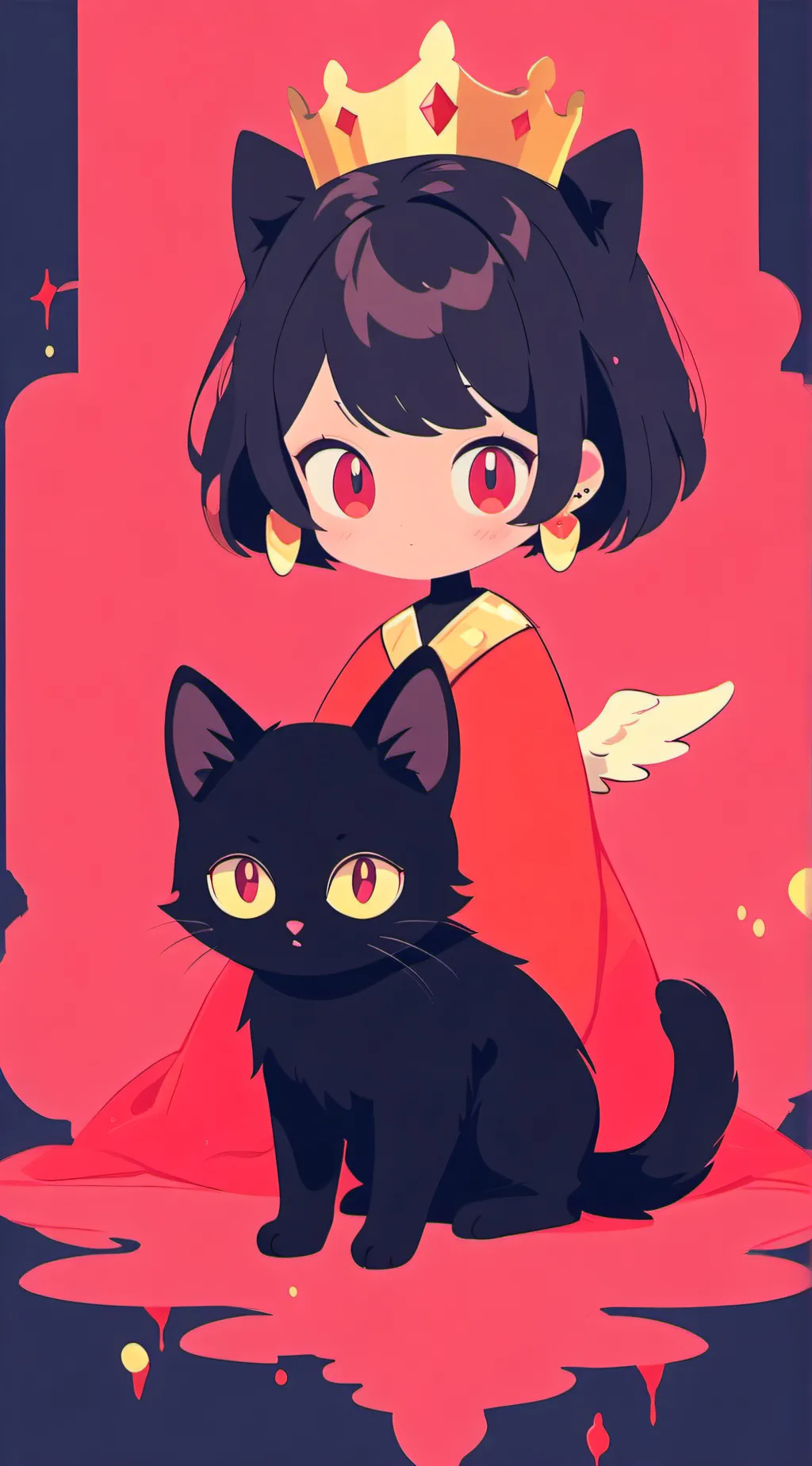 ai character: kitten game!! background