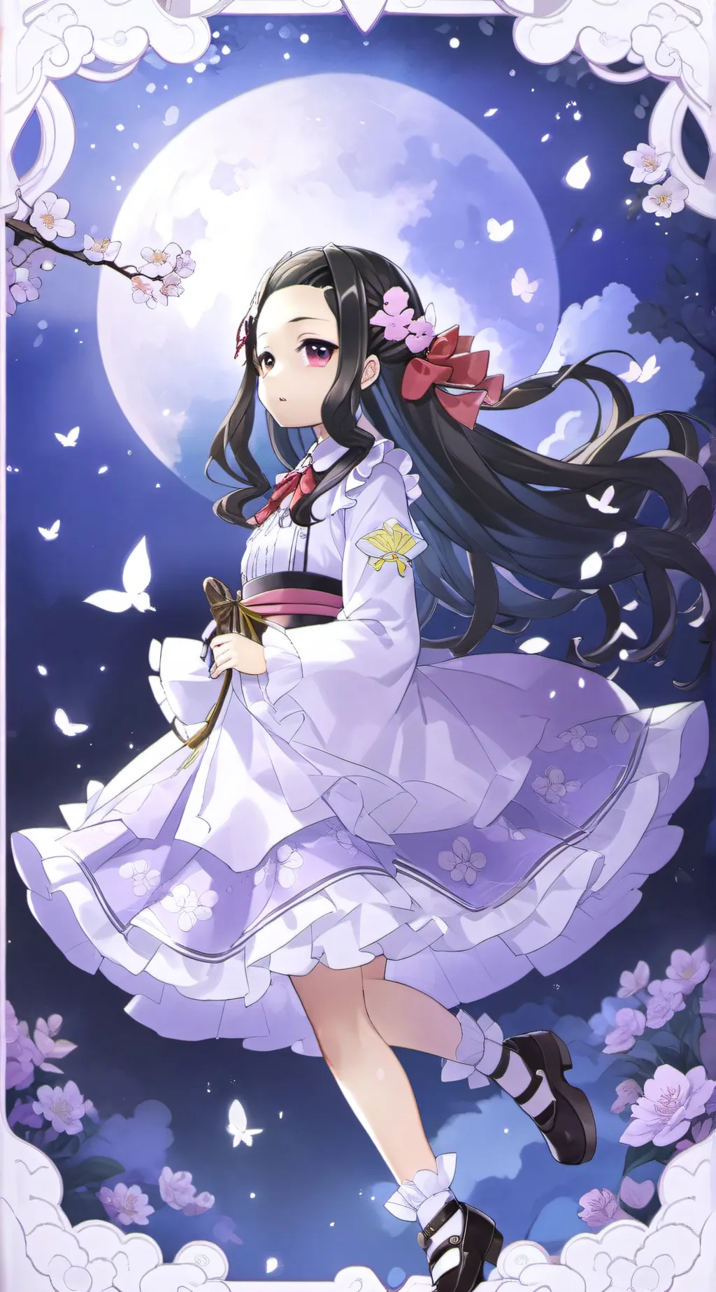 ai character: Kamado nezuko background