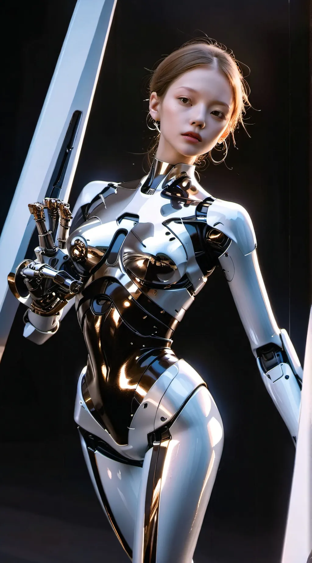 ai character: ceo of cyborg background