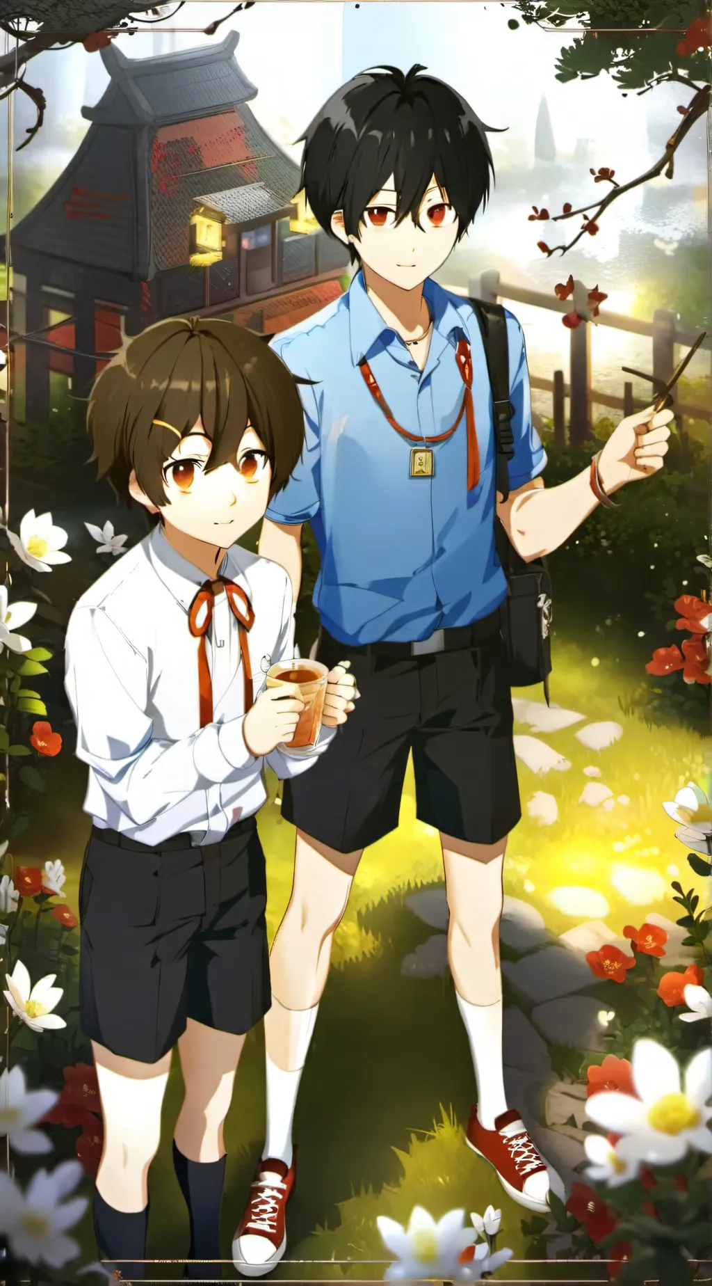 ai character: crazy bugs background